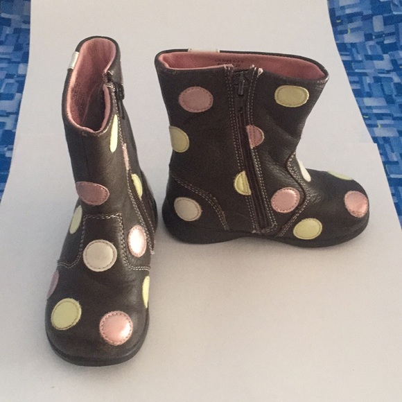 Pediped GUC chocolate brown boots size US 6-6.5 - Picture 6 of 12